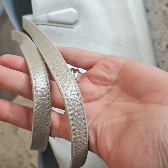 Tory Burch Metallic Textured Tote - Picture 9 of 17